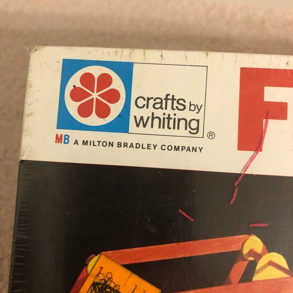 Vintage 1974 Crafts By Whiting Milton Bradley Carnival Fun With Sticks NIP - Picture 5 of 5